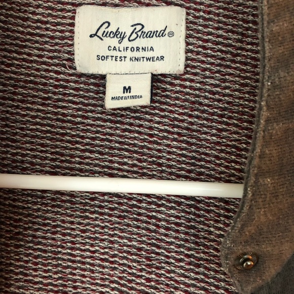 Lucky Brand, Grey Fabric, motorcycle style jacket! - Picture 2 of 4